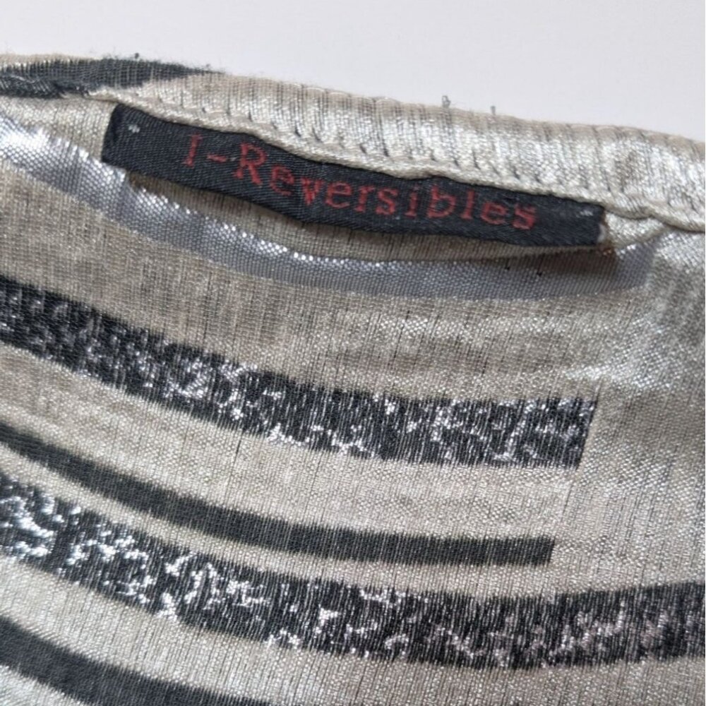 I-Reversibles Reversible Jacket Abstract Artsy Art to Wear Lagenlook Womens L/XL - Picture 5 of 12